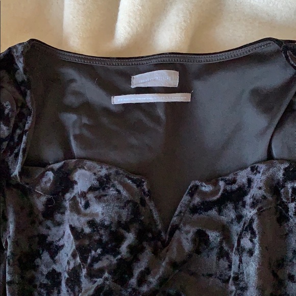 Urban Outfitters Velvet Romper - Picture 3 of 5